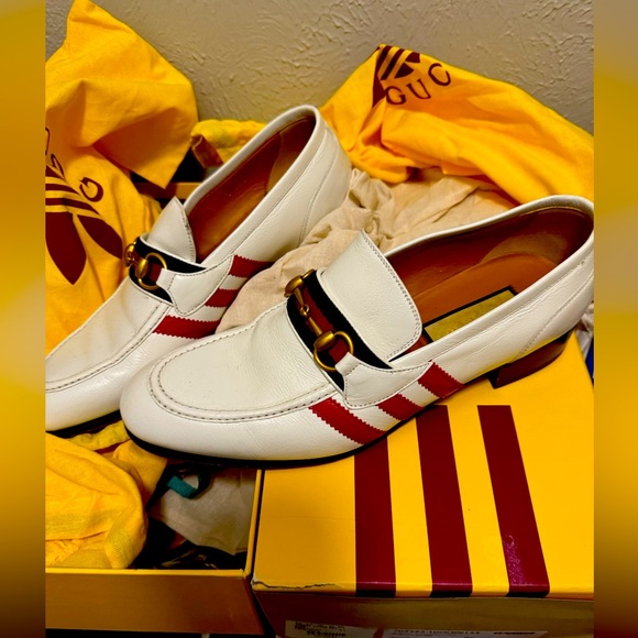 Gucci x Adidas Quentin  Loafers 9 1/2 - Picture 1 of 7